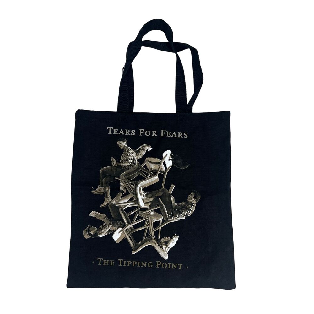 Tears For Fears The Tipping Point World Tour 2022 VIP Swag Tote Bag 100% Cotton